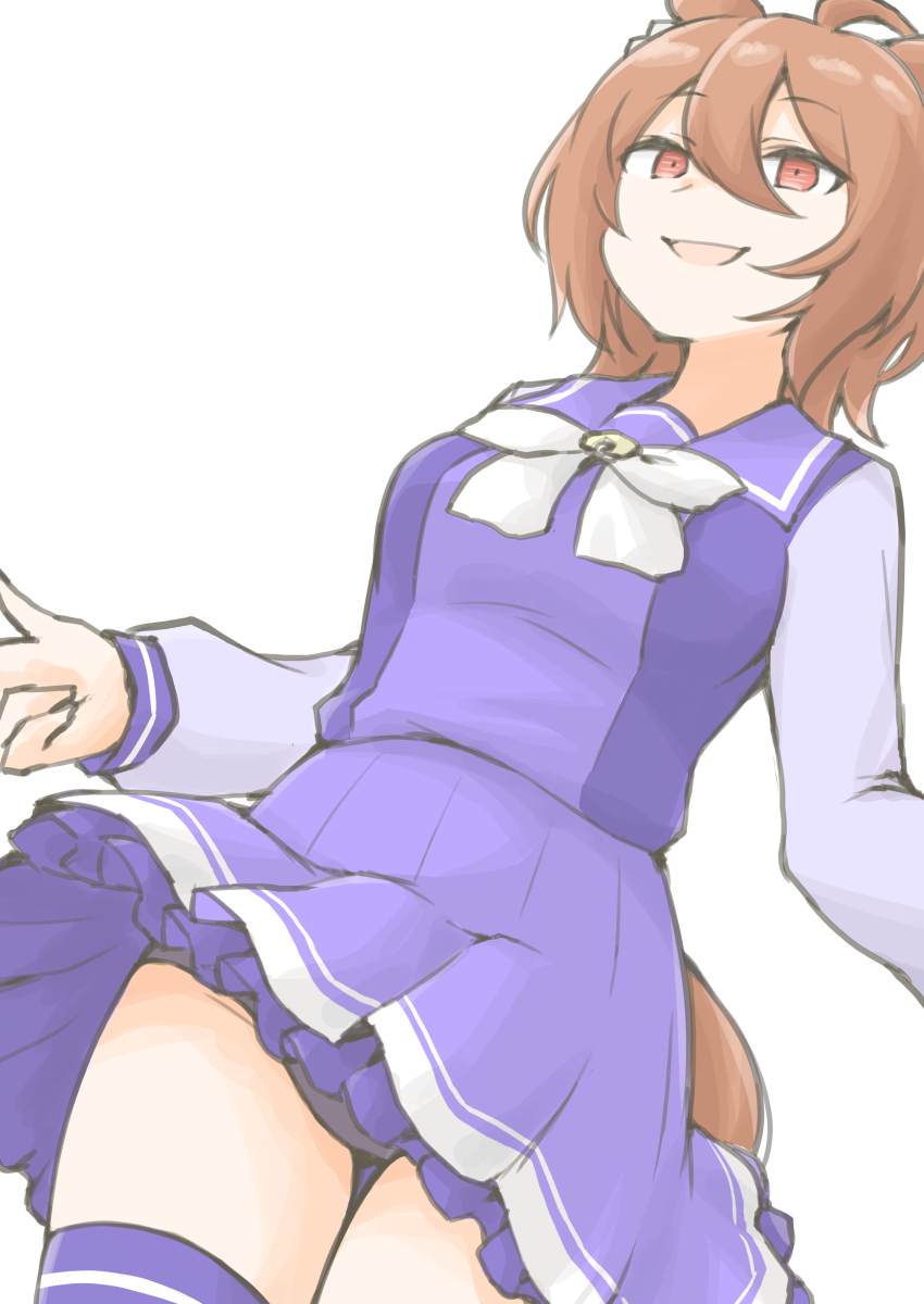 ミニスカパンモロ アグネスタキオンのパンモロパンチラよろしくお願いしまーすぅ 以前描かれていたので気になりました。 | アカラ() (@aka_ra_xx)さんへのお題  | お題箱
