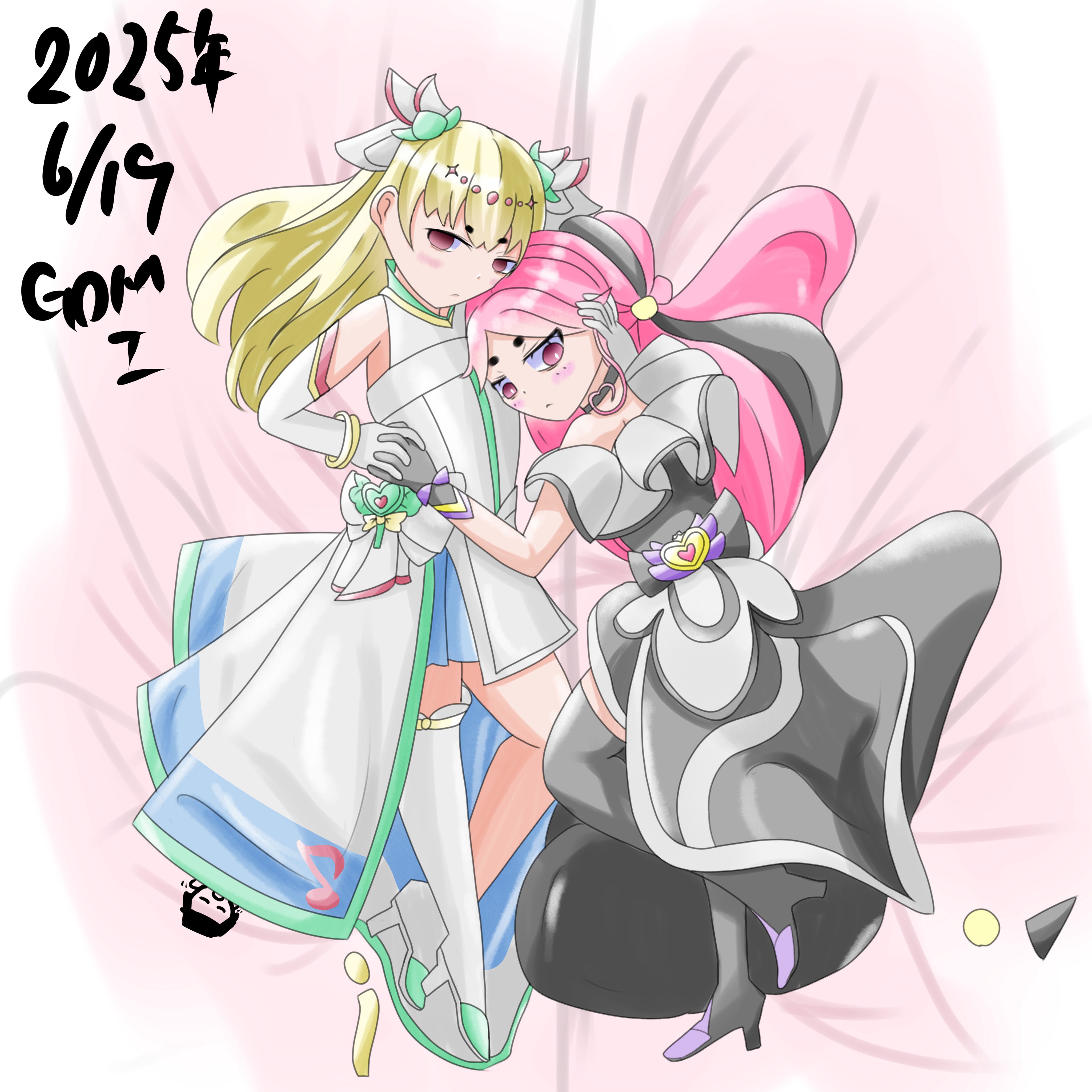 キミとアイドルプリキュアの咲根うたと蒼風ななと紫雨こころが見